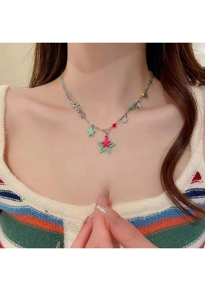 Yeni Ekleme Japonya ve Güney Kore Kolye Tasarım Duygusu Gelişmiş Hafif Lüks Niş Köprücük Kemiği Zinciri, Kadın Kolye (Yurt Dışından)