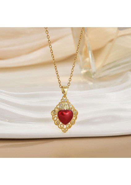 Yeni Kıdemli Işık Duygusu Lüks Titanyum Çelik Kolye Kadın Niş Tasarım Baharatlı Kız Inci Köprücük Kemiği Zinciri Moda Yüz Aksesuarları ile (Yurt Dışından)