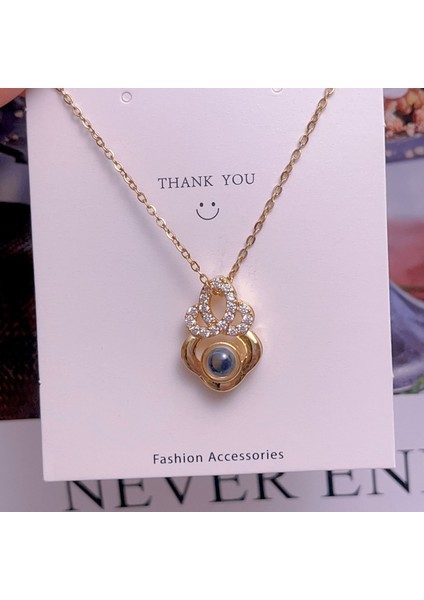 Yeni Özel Titanyum Çelik Köprücük Kemiği Zinciri Geometrik Tasarım Kolye Kadın Kolye Işık Lüks Niş Yüksek Kaliteli Aksesuarlar (Yurt Dışından)