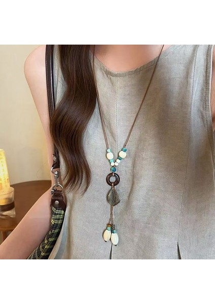 Yeni Kolye Niş Tasarım Birinci Sınıf Mizaç Duygusu Basit Köprücük Kemiği Zinciri Çok Yönlü Basit Hafif Lüks Kolye (Yurt Dışından)