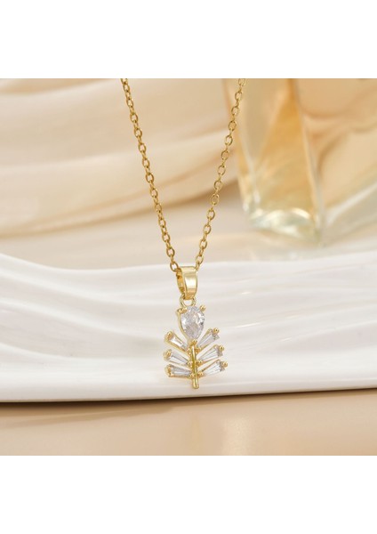 Yeni Kıdemli Işık Duygusu Lüks Titanyum Çelik Kolye Kadın Niş Tasarım Baharatlı Kız Inci Köprücük Kemiği Zinciri Moda Yüz Aksesuarları ile (Yurt Dışından)