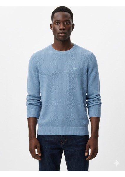 Bisiklet Yaka Pike Sweatshirt