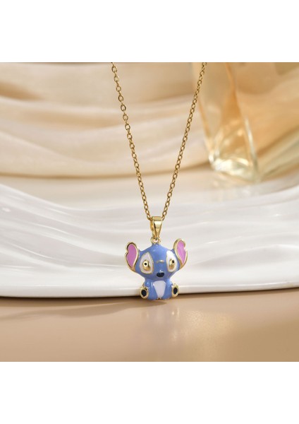 Yeni Titanyum Çelik Premium Niş Tasarım Kolye Duygusu Gelgit Modası Basit Mizaç Rengini Kaybetmez Köprücük Kemiği Zinciri (Yurt Dışından)