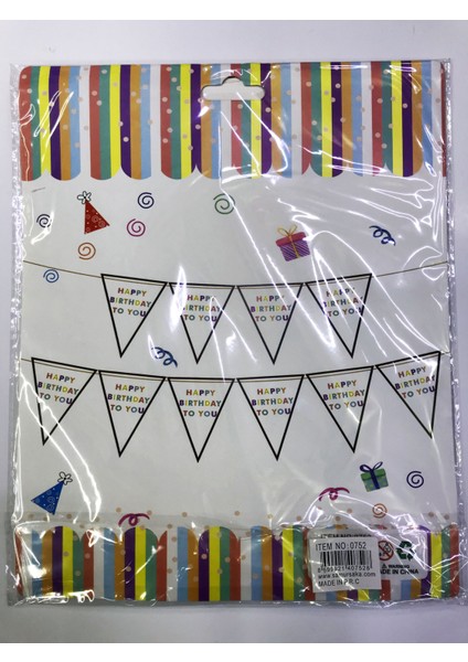 Happy Birthday To You Flama Bayrak Süs fiyatları