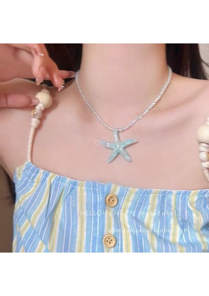 Yeni Kolye Niş Tasarım Birinci Sınıf Mizaç Duygusu Basit Köprücük Kemiği Zinciri Çok Yönlü Basit Hafif Lüks Kolye (Yurt Dışından)