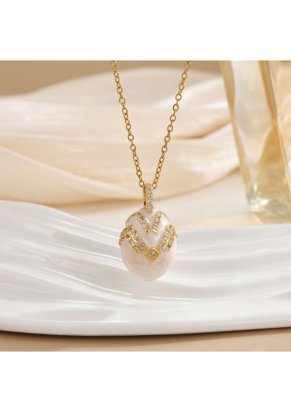 Yeni Özel Titanyum Çelik Köprücük Kemiği Zinciri Geometrik Tasarım Kolye Kadın Kolye Işık Lüks Niş Yüksek Kaliteli Aksesuarlar (Yurt Dışından)