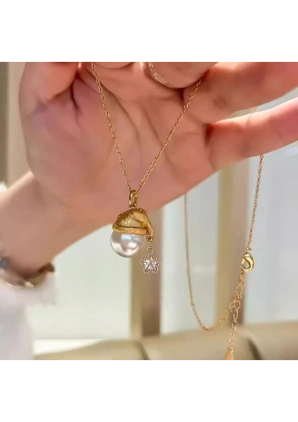 Yeni Vibe Sense Iyi Şanslar Istifleme Kolye Kısa Kolye Sevimli Köprücük Kemiği Zinciri (Yurt Dışından)