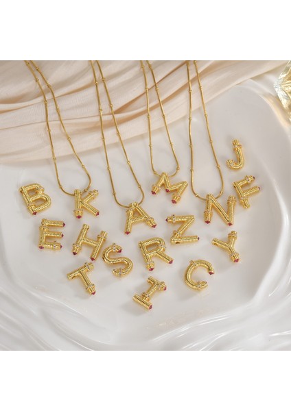 Yeni Avrupa ve Amerika Birleşik Devletleri Moda Lüks Niş Mücevher Deniz Dünyası Kolye Bakır Kaplama 18K Kolye Titanyum Çelik Köprücük Kemiği Zinciri (Yurt Dışından)