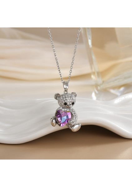 Yeni Titanyum Çelik Premium Niş Tasarım Kolye Duygusu Gelgit Modası Basit Mizaç Rengini Kaybetmez Köprücük Kemiği Zinciri (Yurt Dışından)