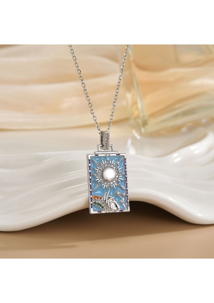 Yeni Avrupa ve Amerika Birleşik Devletleri Noel Serisi Kolye Kadın Basit Yeni Iş Tatil Elemanları Mikro-Kabuklu Yağ Damlası Kolye (Yurt Dışından)