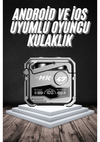 Bluetooth Kulaklık Dokunmatik Kontrol Tws Kablosuz Kulaklık Hi-Fi Stereo - MCT7817-4378