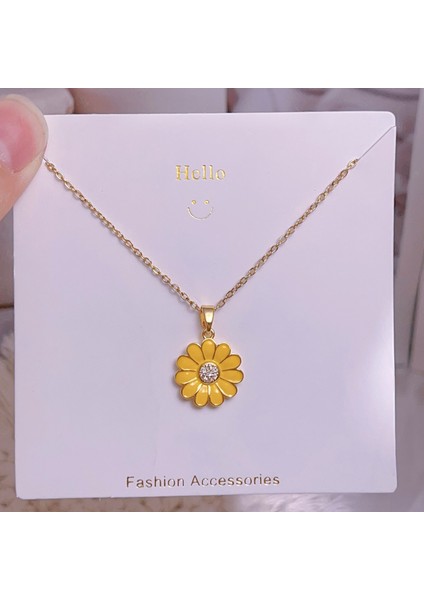 Yeni Bakır Kaplama Mikro-Set Zirkon Metin Tasarımı Moda Basit ve Çok Yönlü Kolye Ucu Kolye (Yurt Dışından)