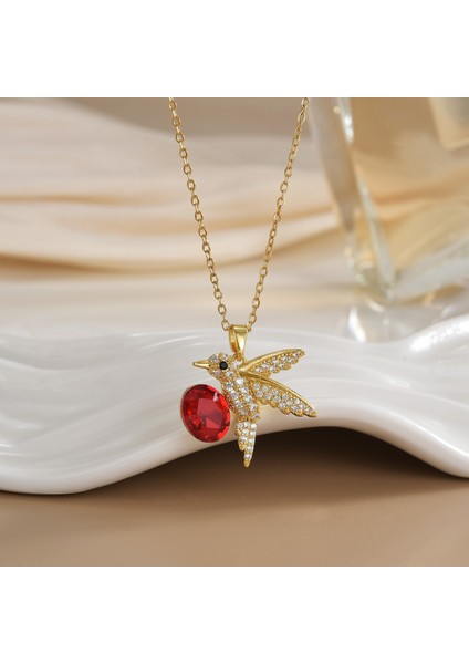 Yeni Titanyum Çelik Premium Niş Tasarım Kolye Duygusu Gelgit Modası Basit Mizaç Rengini Kaybetmez Köprücük Kemiği Zinciri (Yurt Dışından)