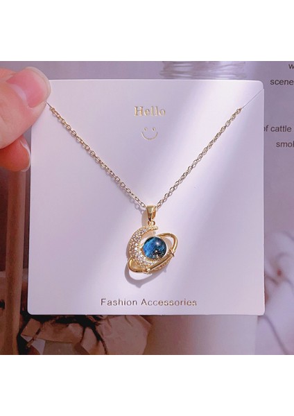 Yeni Avrupa ve Amerika Birleşik Devletleri Noel Serisi Kolye Kadın Basit Yeni Iş Tatil Elemanları Mikro-Kabuklu Yağ Damlası Kolye (Yurt Dışından)