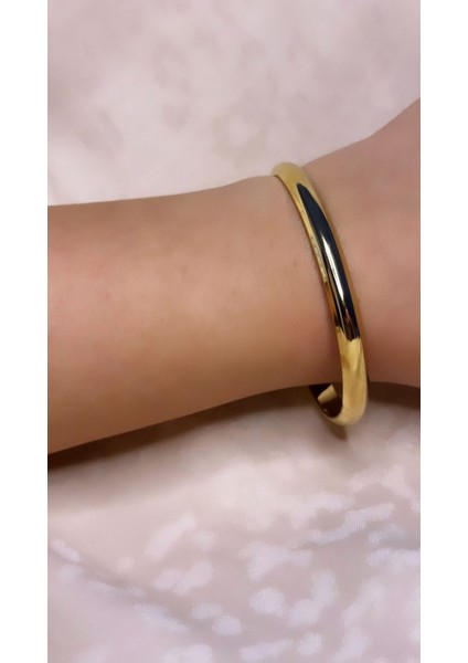 Çelik Sade Kelepçe Bilezik