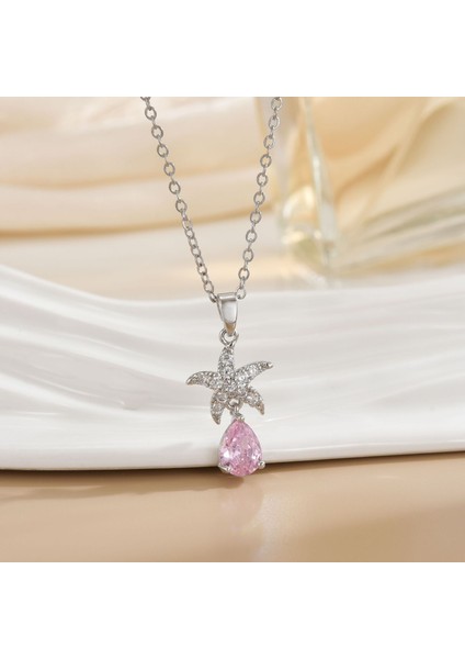 Yeni Avrupa ve Amerika Birleşik Devletleri Noel Serisi Kolye Kadın Basit Yeni Iş Tatil Elemanları Mikro-Kabuklu Yağ Damlası Kolye (Yurt Dışından)