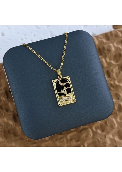 Yeni Kıdemli Işık Duygusu Lüks Titanyum Çelik Kolye Kadın Niş Tasarım Baharatlı Kız Inci Köprücük Kemiği Zinciri Moda Yüz Aksesuarları ile (Yurt Dışından)