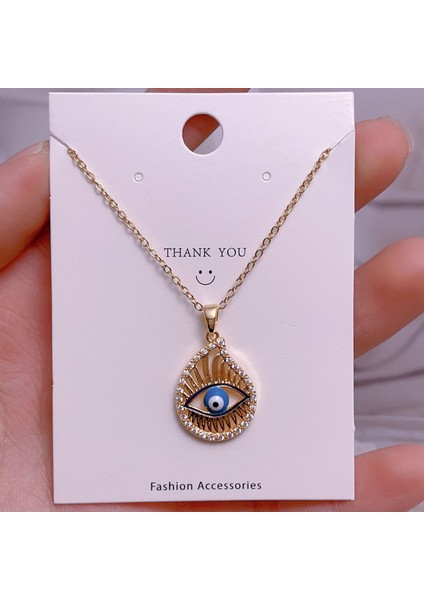 Yeni Titanyum Çelik Premium Niş Tasarım Kolye Duygusu Gelgit Modası Basit Mizaç Rengini Kaybetmez Köprücük Kemiği Zinciri (Yurt Dışından)