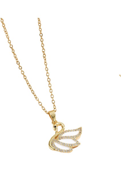 Yeni Titanyum Çelik Premium Niş Tasarım Kolye Duygusu Gelgit Modası Basit Mizaç Rengini Kaybetmez Köprücük Kemiği Zinciri (Yurt Dışından)