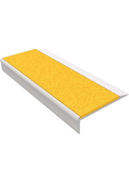 | 150 cm | Kaydırmaz Aluminyum Basamak Köşe Profili (7 cm Genişlik x 1.9 cm Yükseklik x 1.5 metre Uzunluk, Sarı)