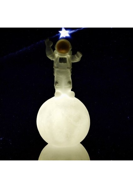 Astronot Şekilli Gece ve Masa Lambası