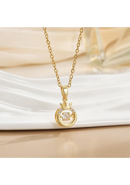 Yeni Titanyum Çelik Premium Niş Tasarım Kolye Duygusu Gelgit Modası Basit Mizaç Rengini Kaybetmez Köprücük Kemiği Zinciri (Yurt Dışından)