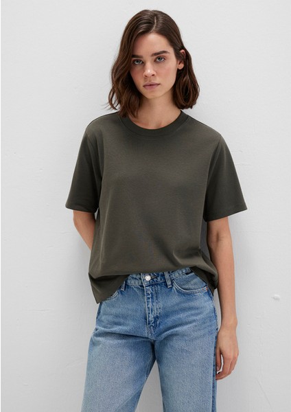 Haki Basic Interlok Tişört 1613820-71553 modelleri