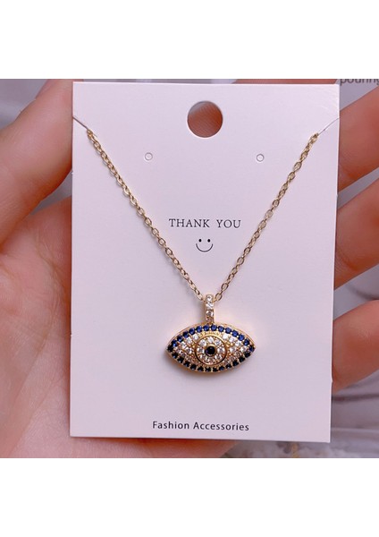 Yeni Çelik Köprücük Kemiği Zinciri Dönen Kolye Kolye Kadın Basit Yüz Aksesuarlı Hafif Lüks (Yurt Dışından)