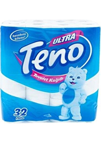 Tuvalet Kağıdı 32 Rulo 2 Katlı Ultra Yumuşak ve Ekstra Dayanıklı Beyaz fiyatları