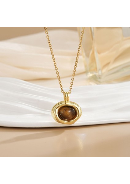 Yeni Basit Kakma Zirkonya Yay Kolye Kadın Basit Yüksek Sınıf Mücevher Duygusu Titanyum Çelik Renk Kaybetmez (Yurt Dışından)