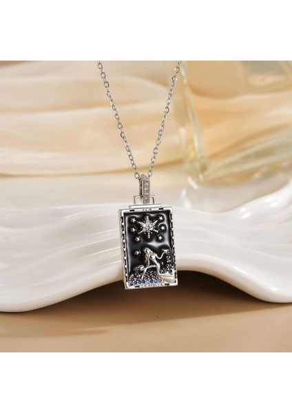 Yeni Avrupa ve Amerika Birleşik Devletleri Noel Serisi Kolye Kadın Basit Yeni Iş Tatil Elemanları Mikro-Kabuklu Yağ Damlası Kolye (Yurt Dışından)