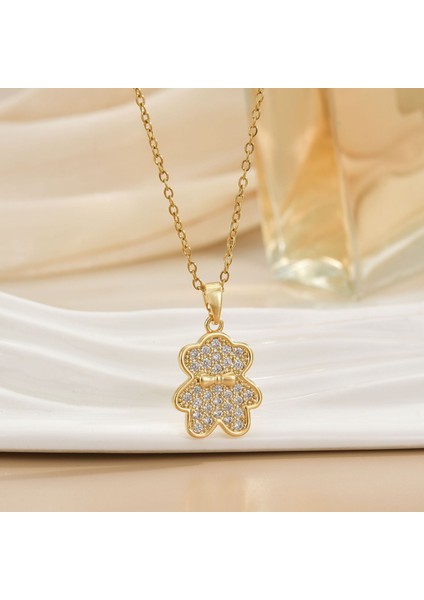 Yeni Kıdemli Işık Duygusu Lüks Titanyum Çelik Kolye Kadın Niş Tasarım Baharatlı Kız Inci Köprücük Kemiği Zinciri Moda Yüz Aksesuarları ile (Yurt Dışından)