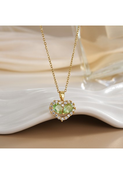 Yeni Kıdemli Işık Duygusu Lüks Titanyum Çelik Kolye Kadın Niş Tasarım Baharatlı Kız Inci Köprücük Kemiği Zinciri Moda Yüz Aksesuarları ile (Yurt Dışından)