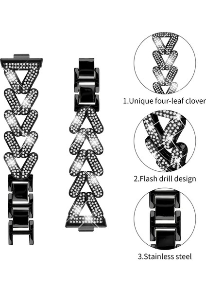 Huawei Watch Fit 4 / Fit 4 Pro / Fit 3 Için Metal Kayış (Yurt Dışından) modelleri