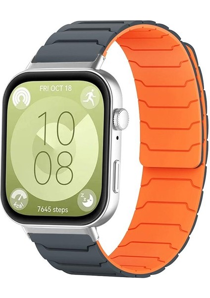 Huawei Watch Fit4 / Fit4 Pro / Fit3 Için Silikon Saat Kayışı (Yurt Dışından)