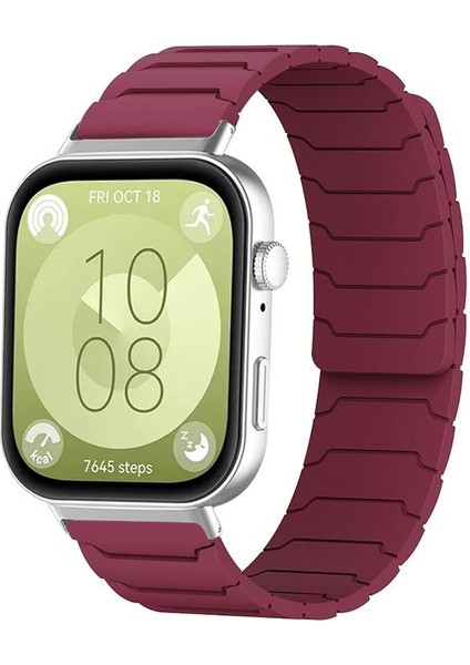 Huawei Watch Fit4 / Fit4 Pro / Fit3 Için Silikon Saat Kayışı (Yurt Dışından)