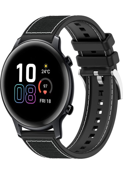 Honor Watch Se / Magicwatch 2 42MM Için 20MM Silikon Kayış (Yurt Dışından)