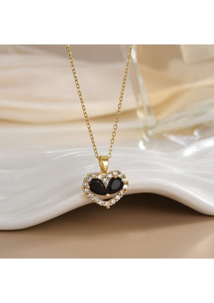 Yeni Kıdemli Işık Duygusu Lüks Titanyum Çelik Kolye Kadın Niş Tasarım Baharatlı Kız Inci Köprücük Kemiği Zinciri Moda Yüz Aksesuarları ile (Yurt Dışından)