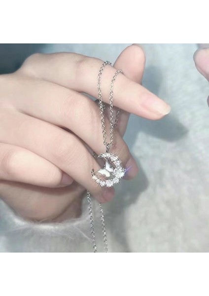 Yeni Ekleme Japonya ve Güney Kore Kolye Tasarım Duygusu Gelişmiş Hafif Lüks Niş Köprücük Kemiği Zinciri, Kadın Kolye (Yurt Dışından)