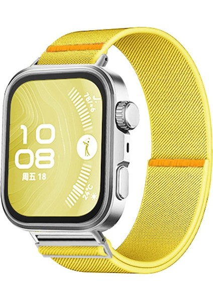 Huawei Watch Fit3 / Fit4 / Fit4 Pro Için Naylon Saat Kayışı (Yurt Dışından)