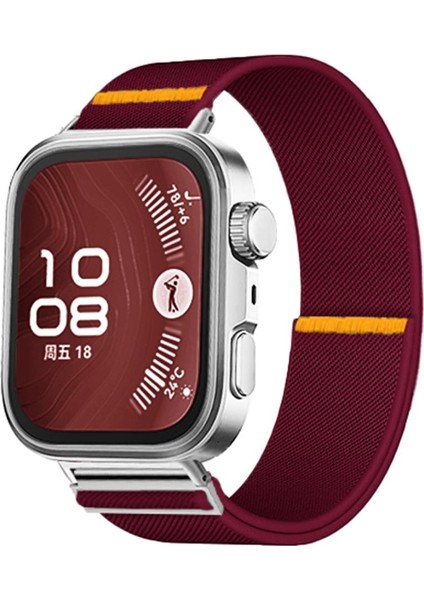 Huawei Watch Fit3 / Fit4 / Fit4 Pro Için Naylon Saat Kayışı (Yurt Dışından)