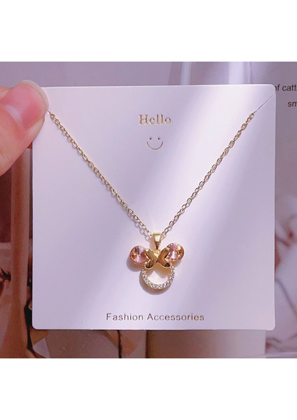 Yeni Avrupa ve Amerika Birleşik Devletleri Noel Serisi Kolye Kadın Basit Yeni Iş Tatil Elemanları Mikro-Kabuklu Yağ Damlası Kolye (Yurt Dışından)