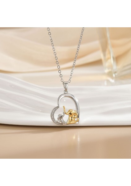 Yeni Avrupa ve Amerika Birleşik Devletleri Moda Lüks Niş Mücevher Deniz Dünyası Kolye Bakır Kaplama 18K Kolye Titanyum Çelik Köprücük Kemiği Zinciri (Yurt Dışından)