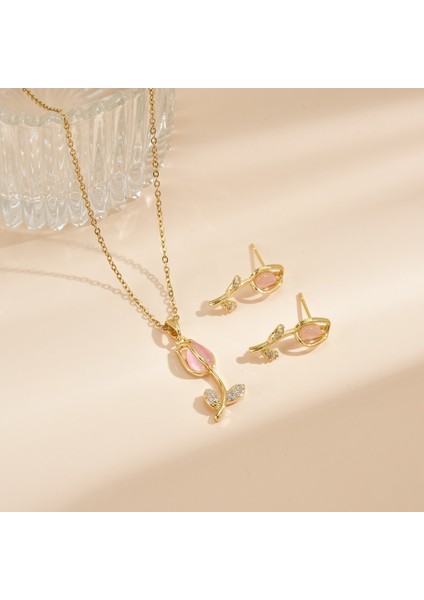 Yeni Titanyum Çelik Premium Niş Tasarım Kolye Duygusu Gelgit Modası Basit Mizaç Rengini Kaybetmez Köprücük Kemiği Zinciri (Yurt Dışından)