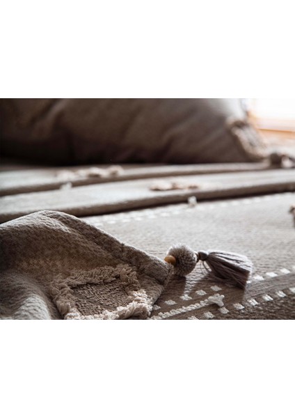 Perissa Çift Kişilik Yatak Örtüsü Seti Cappuccino modelleri