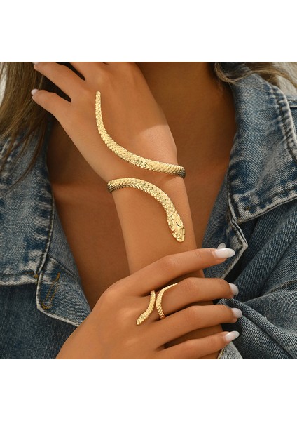 YUANYING-7705 Altın Yılan Takı Seti (Yurt Dışından) fiyatları