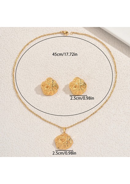 YUANYING-5750 Altın Pileli Tasarım Takı Seti (Yurt Dışından) modelleri