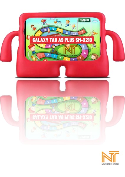 Samsung Galaxy Tab A9 Plus SM-X210 Uyumlu Çocuklar Için Standlı Silikon Kılıf fırsatları