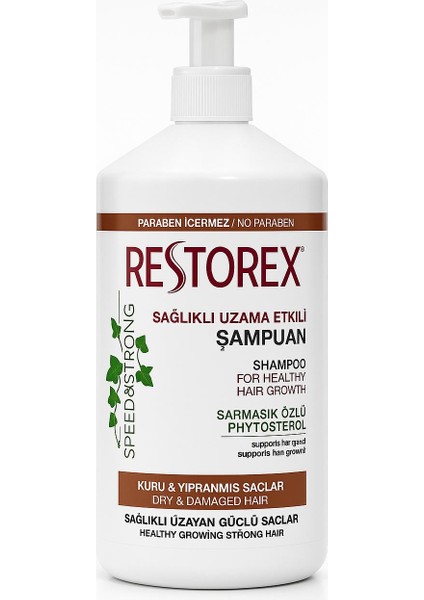 Speed Strong Kuru ve Normal Saçlar Için Bakım Şampuanı 1.000 ml - Sarmaşık Özlü Sağlıklı Uzama