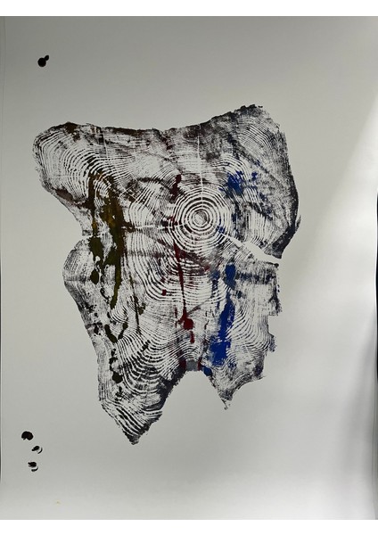 Ağaç Yaş Halkası Baskı Çalışması Poster Tablo Resim Sanat Wood Art modelleri